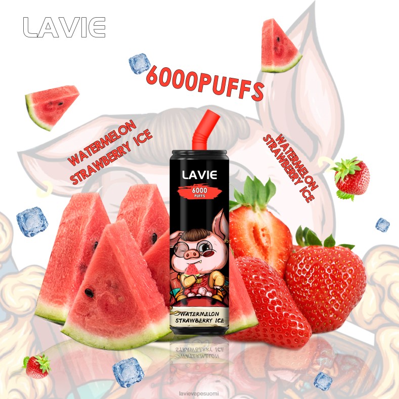 LAVIE Vape Helsinki - LAVIE Coke BAR 6000 hengitystä vesimeloni mansikkajäätä D48VB267