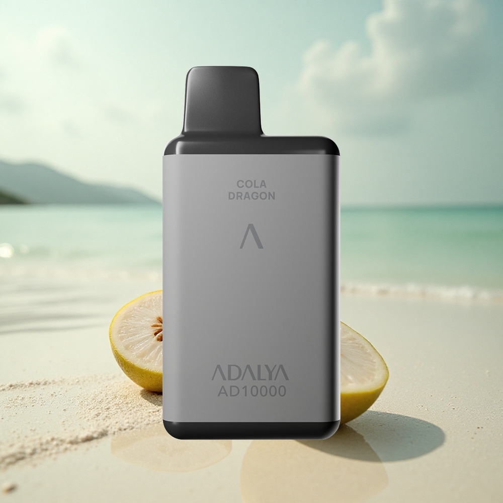 Adalya AD 10000 Puffs Havaiji Tummaharmaa USB-C 14 ml