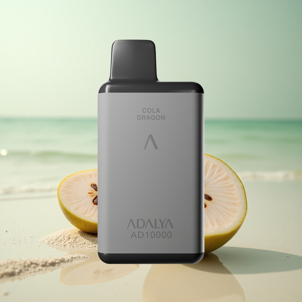 Adalya AD 10000 Puffs Lohikäärme Cola - USB-C, 14 ml, Hiekkapuhallettu