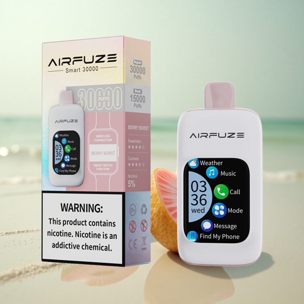AirFuze Smart 30000 Puffs Marjapurkaus Älykäs 5% Nikotiinia 900mAh