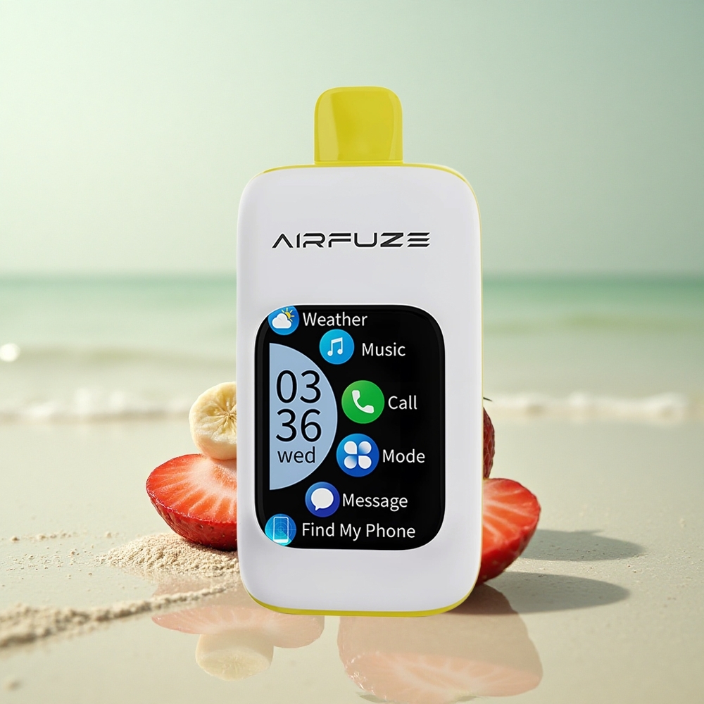 AirFuze Smart Pro 40000 Puffs Mansikka-Banaani 900mAh Kosketusnäyttö 3-Tila
