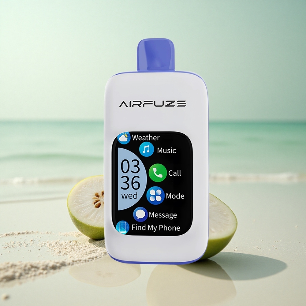 AirFuze Smart Pro 40000 Puffs Miami Mint Älykäs Puhelin- ja Musiikkitila Kolmella Vapetustilalla