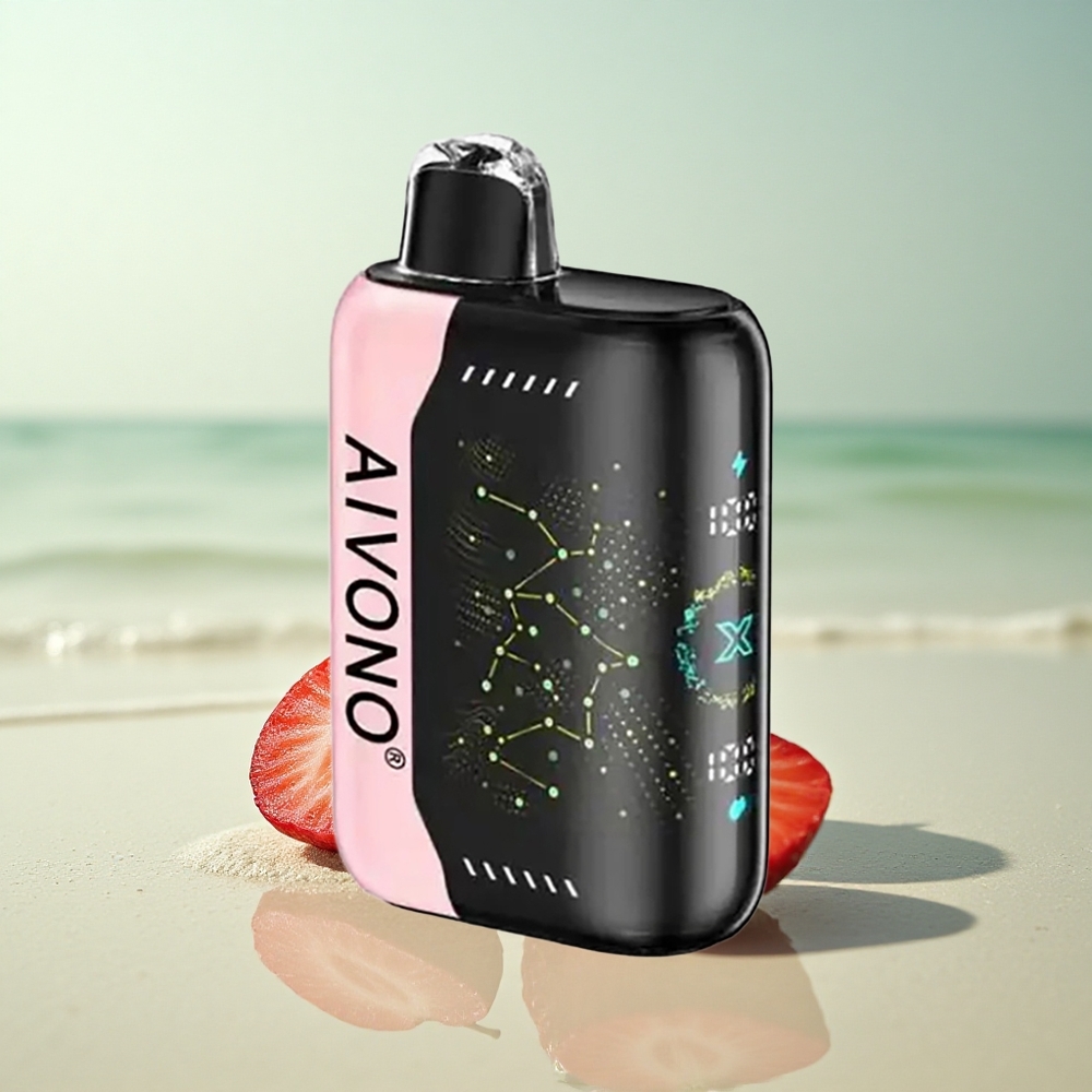 Aivono Aim Boom 25000 Puffs Mansikka B Pop 0% Nikotiinia 650mAh 28ml