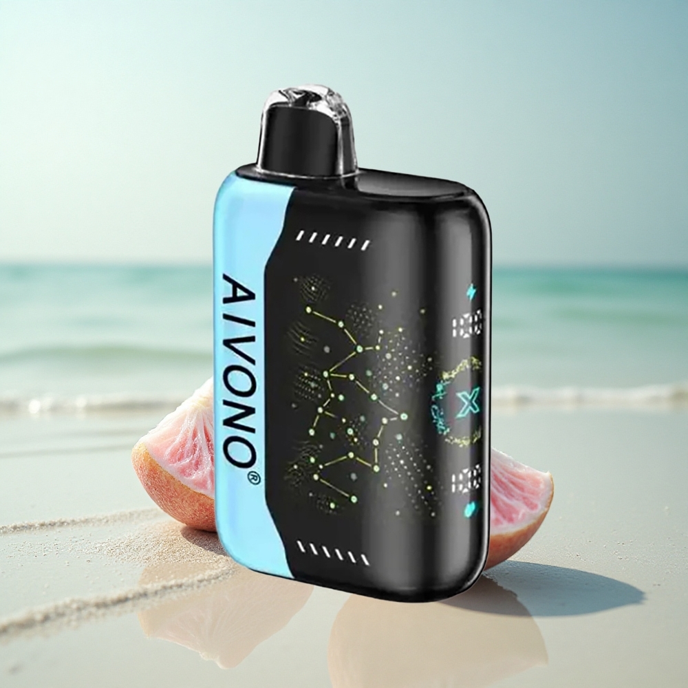 Aivono Aim Boom 25000 Puffs Sininen Vadelma-Jää 0% 28ml Type-C
