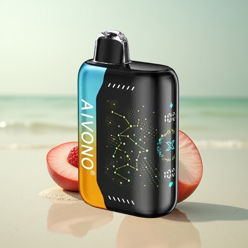 Aivono Aim Boom 25000 Puffs Vadelma Persikka Lime 650mAh Type-C