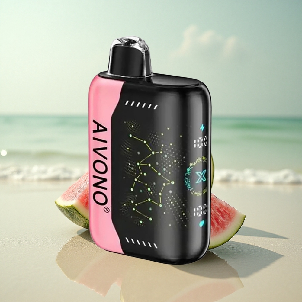 Aivono Aim Boom 25000 Puffs Vesimeloni-Jää 650mAh 0%-5% Nikotiinia