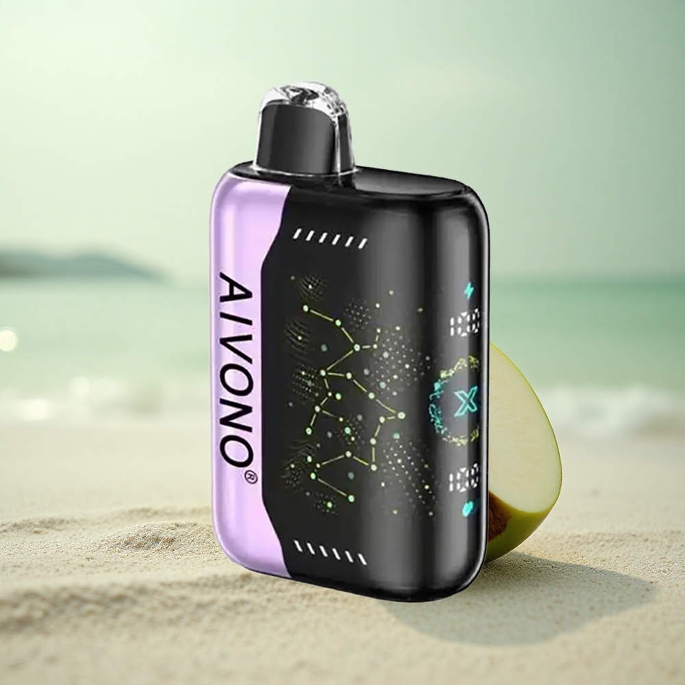 Aivono Aim Boom 25000 Puffs Vihreä Omena Viinirypäle 0% Nikotiinia 650mAh