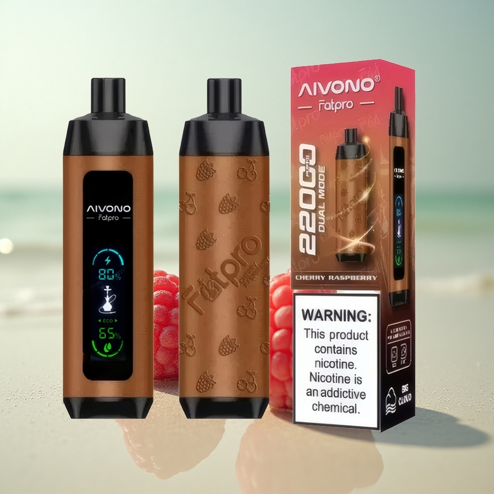 Aivono Aim Fatpro 22000 Puffs Kirsikka-Vadelma 28ml 0.6 ohm Eco/Boost