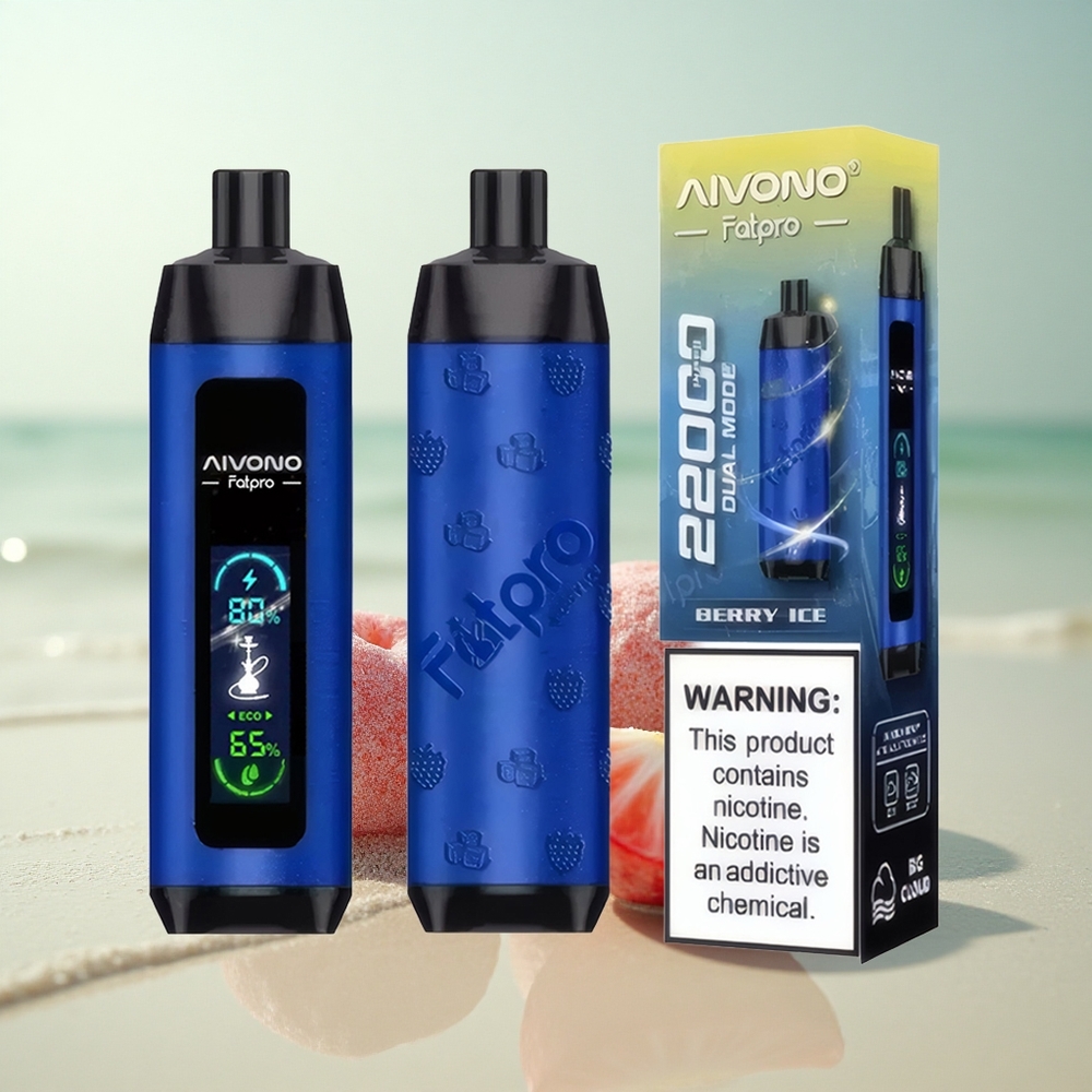 Aivono Aim Fatpro 22000 Puffs Marjajää 28ml 5% 0.6 ohm