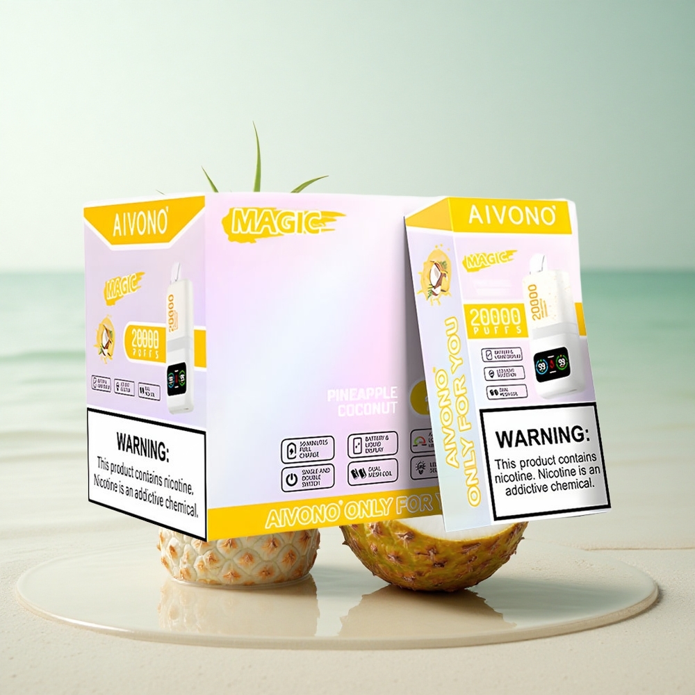 Aivono Aim Magic 20000 Puffs Ananas Kookos Dual Mesh LCD
