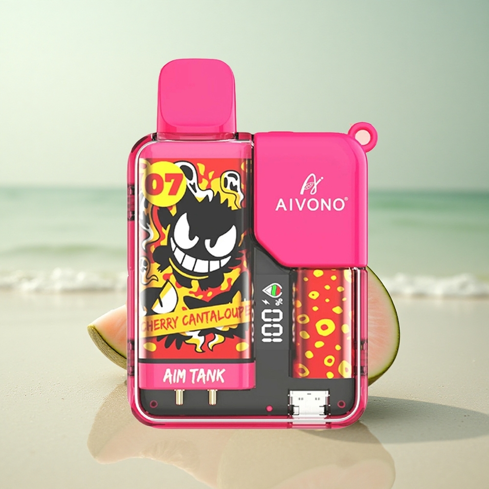Aivono Aim Tank 9500 Puffs Kirsikka Melooni 18ml 650mAh LCD