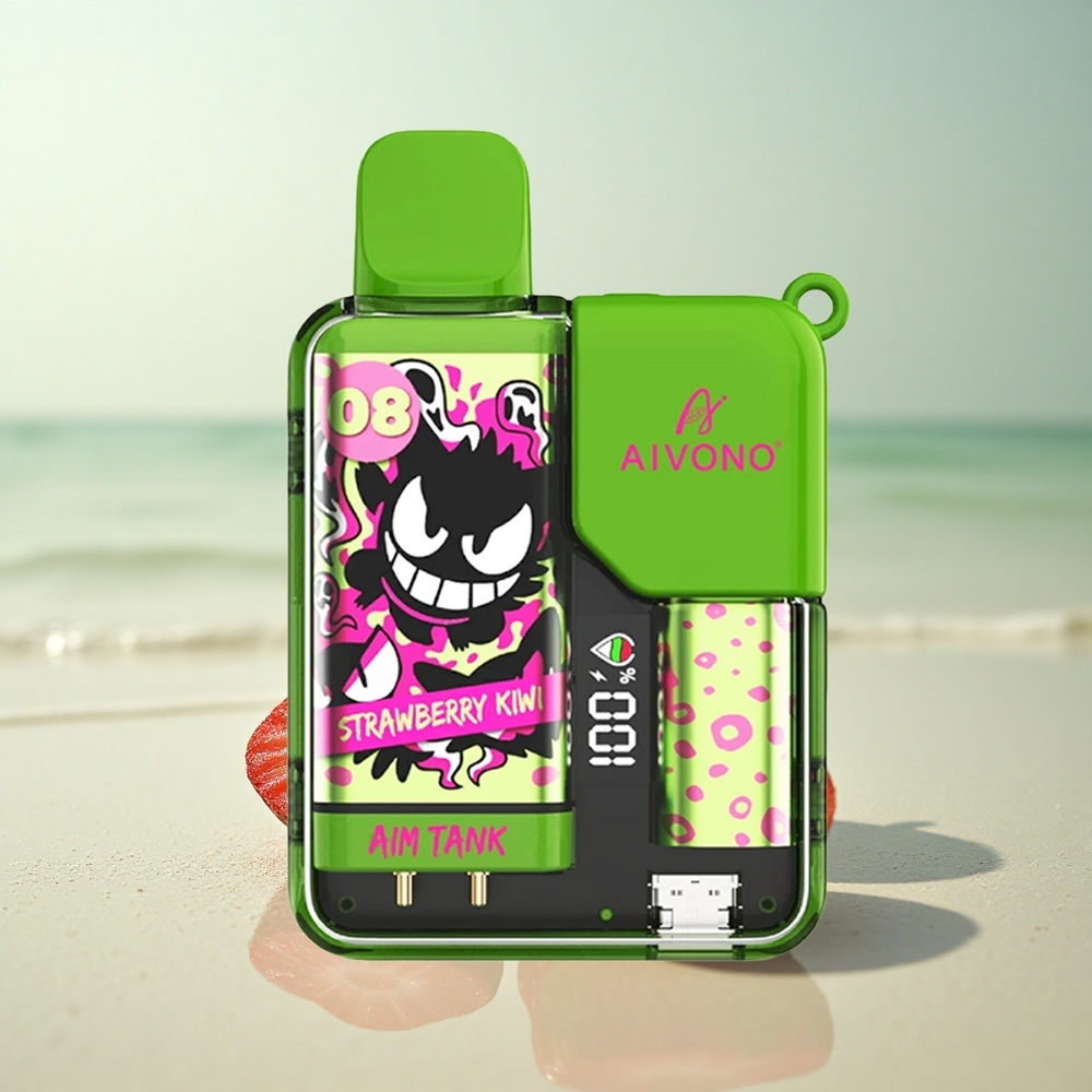 Aivono Aim Tank 9500 Puffs Mansikka-Liwi 18ml 650mAh LCD