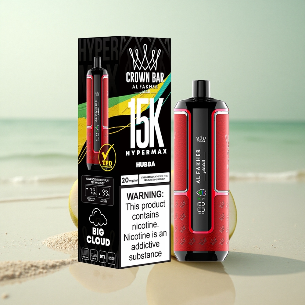 Al Fakher Crown Bar 15K Hypermax Kruunu 22ml 600mAh Type-C