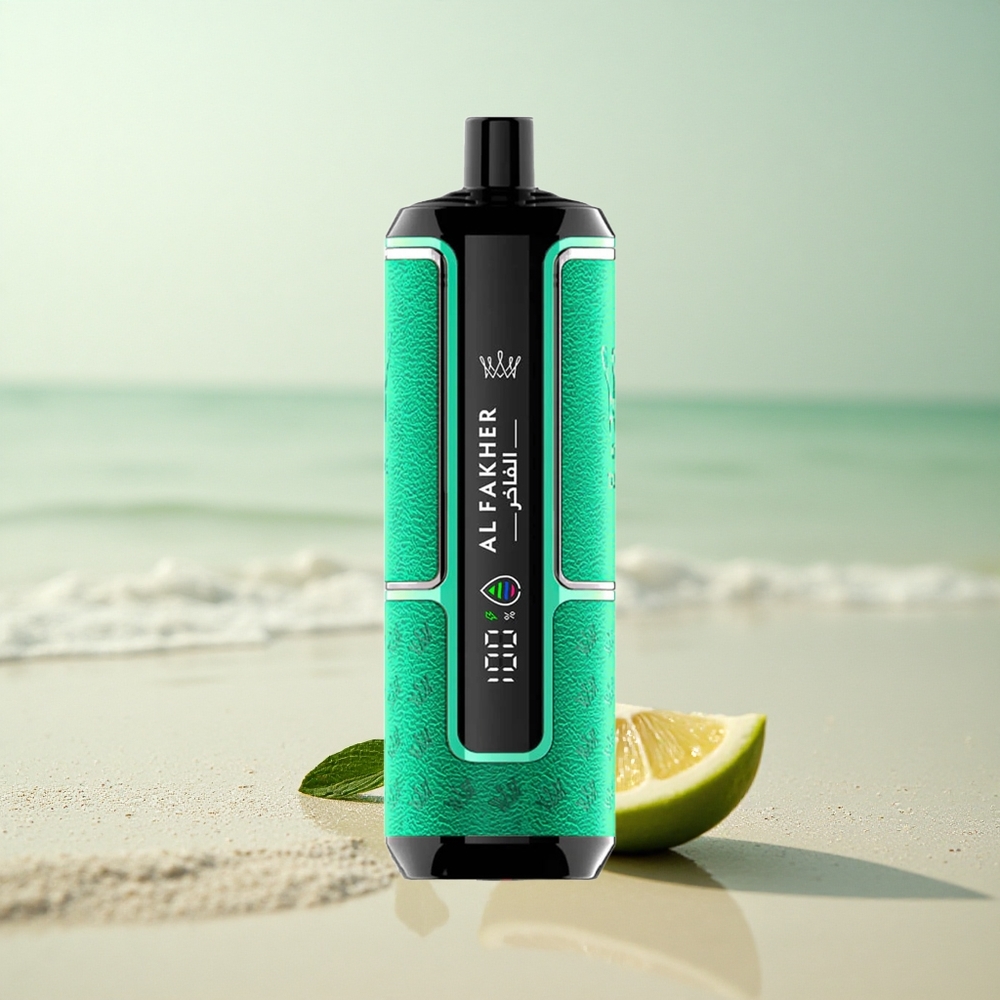 Al Fakher Crown Bar 15K Hypermax Sitruuna Minttu 22ml 600mAh Type-C
