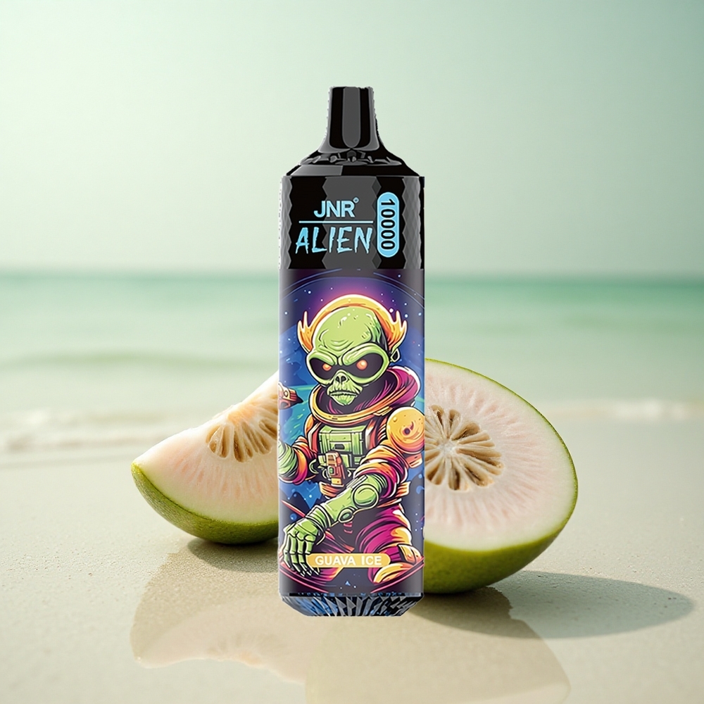 JNR Alien 10000 Guava Jää - 850mAh RGB-Valo