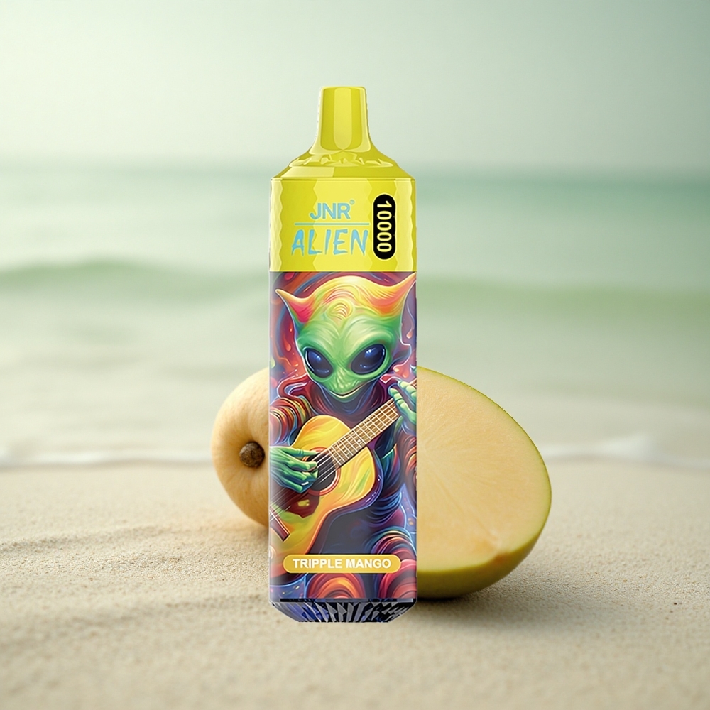 JNR Alien 10000 Kolmois Mango 850mAh 20ml Type-C