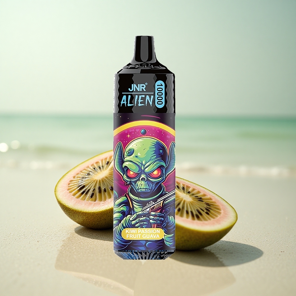 JNR Alien 10000 Passionhedelmä Guava Kiwi 850mAh Type-C RGB