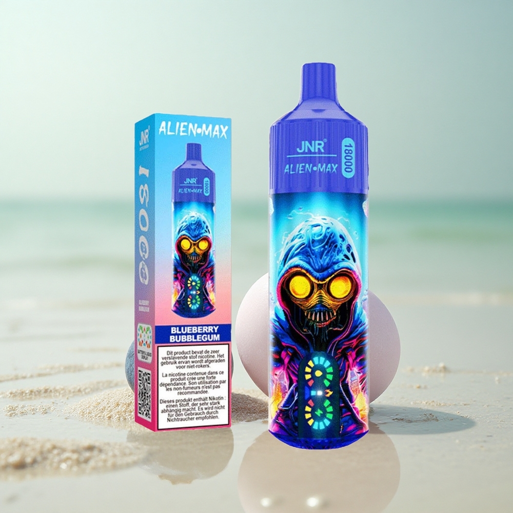 JNR Alien Max 18000 Mustikkakuplapurkka Dual Mesh & Type-C