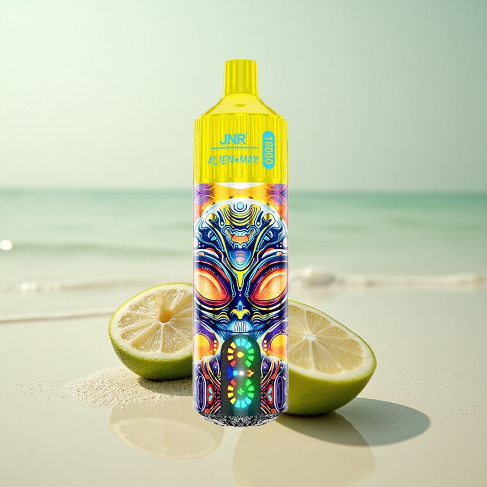 JNR Alien Max 18000 Sitruuna & Lime Kaksinkertainen Verkko & Nopea Lataus