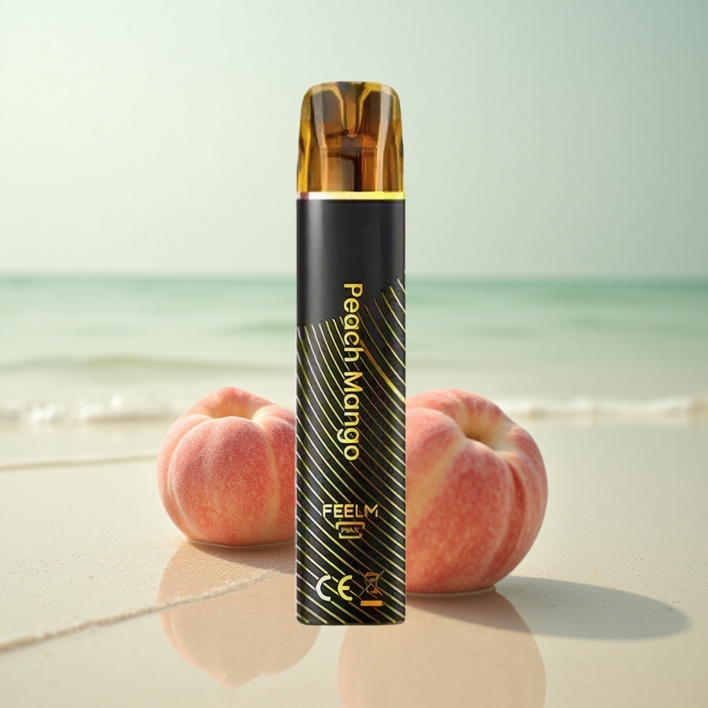 JNR Black&Golden 600+200 Persikka Mango 550mAh 2ml 2% Nikotiinia