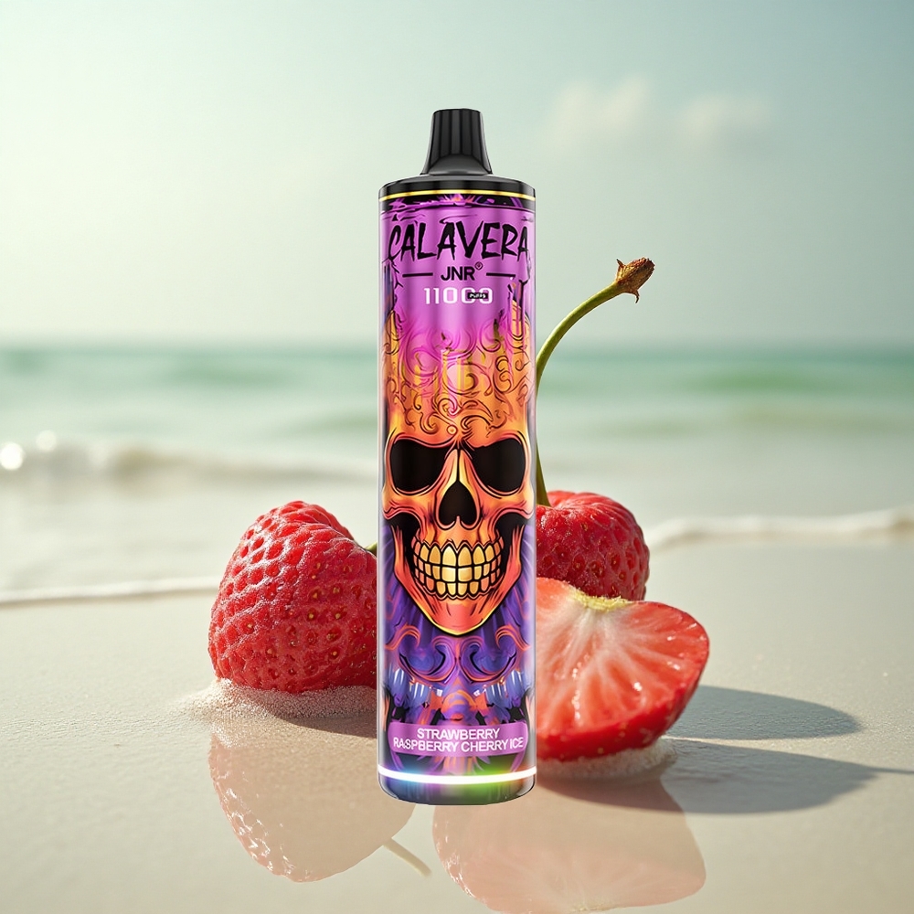 JNR Calavera 11000 Mansikka Vadelma Kirsikka Jää 850 mAh 21ml 1.0ohm