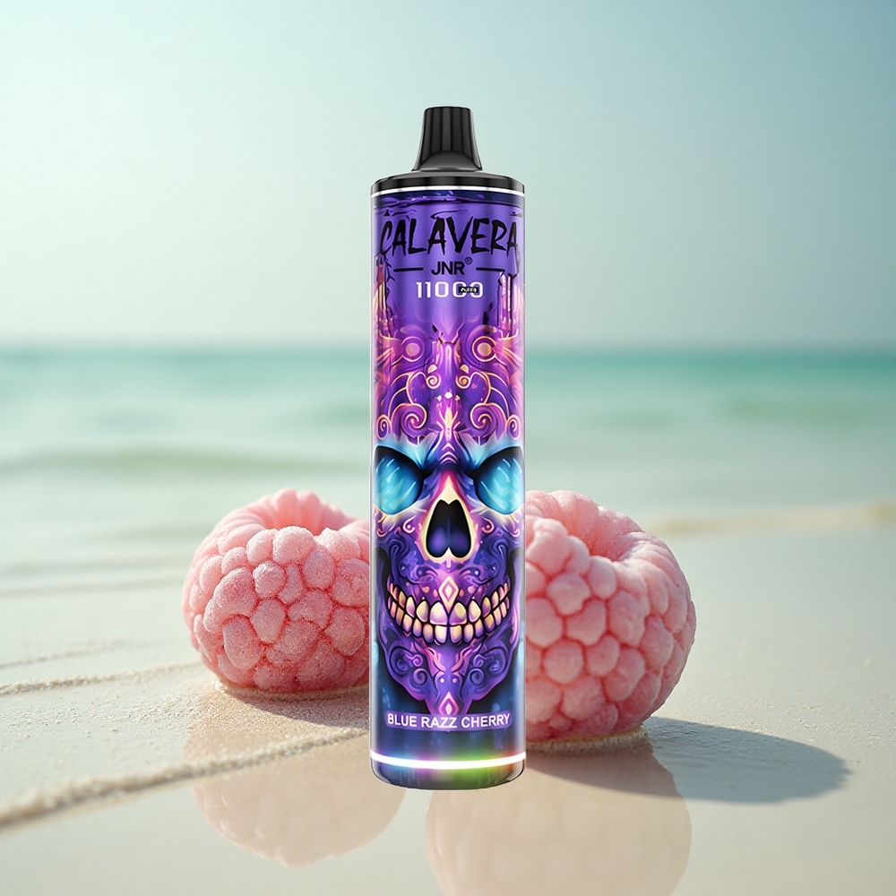 JNR Calavera 11000 Sininen Vadelma-Kirsikka 850mAh 21ml 1.0ohm