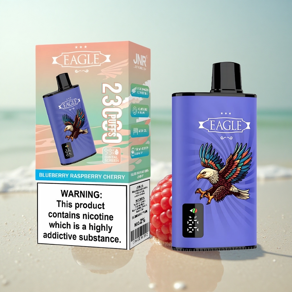 JNR EAGLE Smart 23000 Mustikka Vadelma Kirsikka 1.0ohm Mesh 750mAh Type-C