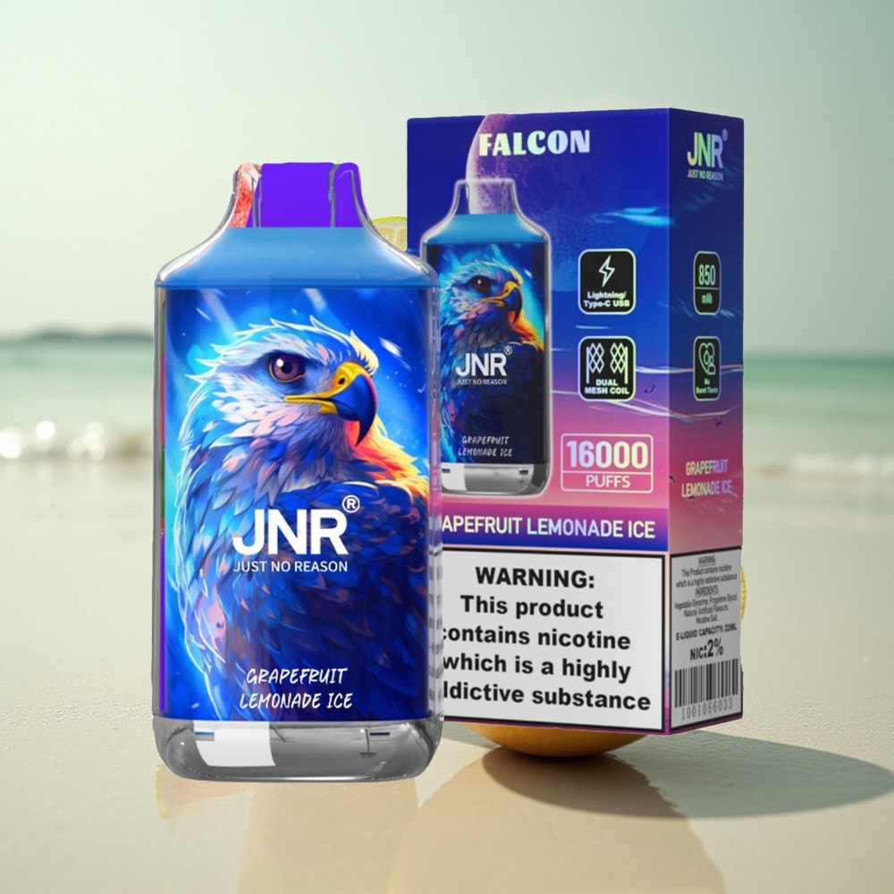 JNR Falcon 16000 Greippi Sitruunalimonaadi Jää 16000 Puffs 22ml 850 mAh