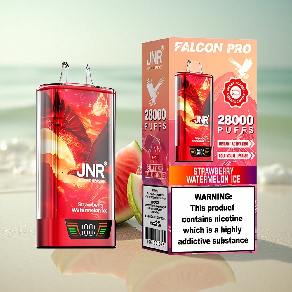 JNR Falcon Pro 28000 Mansikka-Arbuusi-Jää 30ml 950mAh USB-C