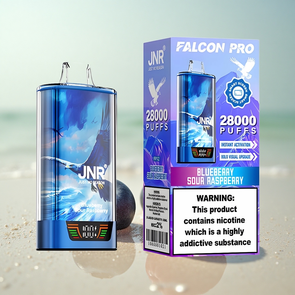 JNR Falcon Pro 28000 Mustikka-Hapanvadelma 30ml 950mAh USB-C