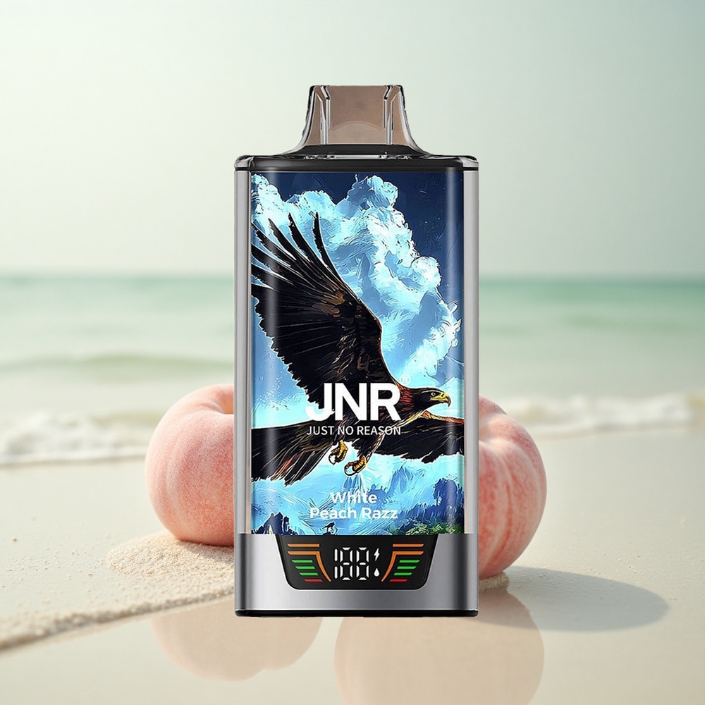 JNR Falcon Pro 28000 Valkoinen Persikka-Razz 30ml 950mAh Dual Mesh