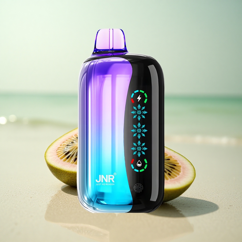 JNR Flex Ice 21000 Kiivi Passiohedelmä Guava Jää Säädettävä 26ml 1000mAh
