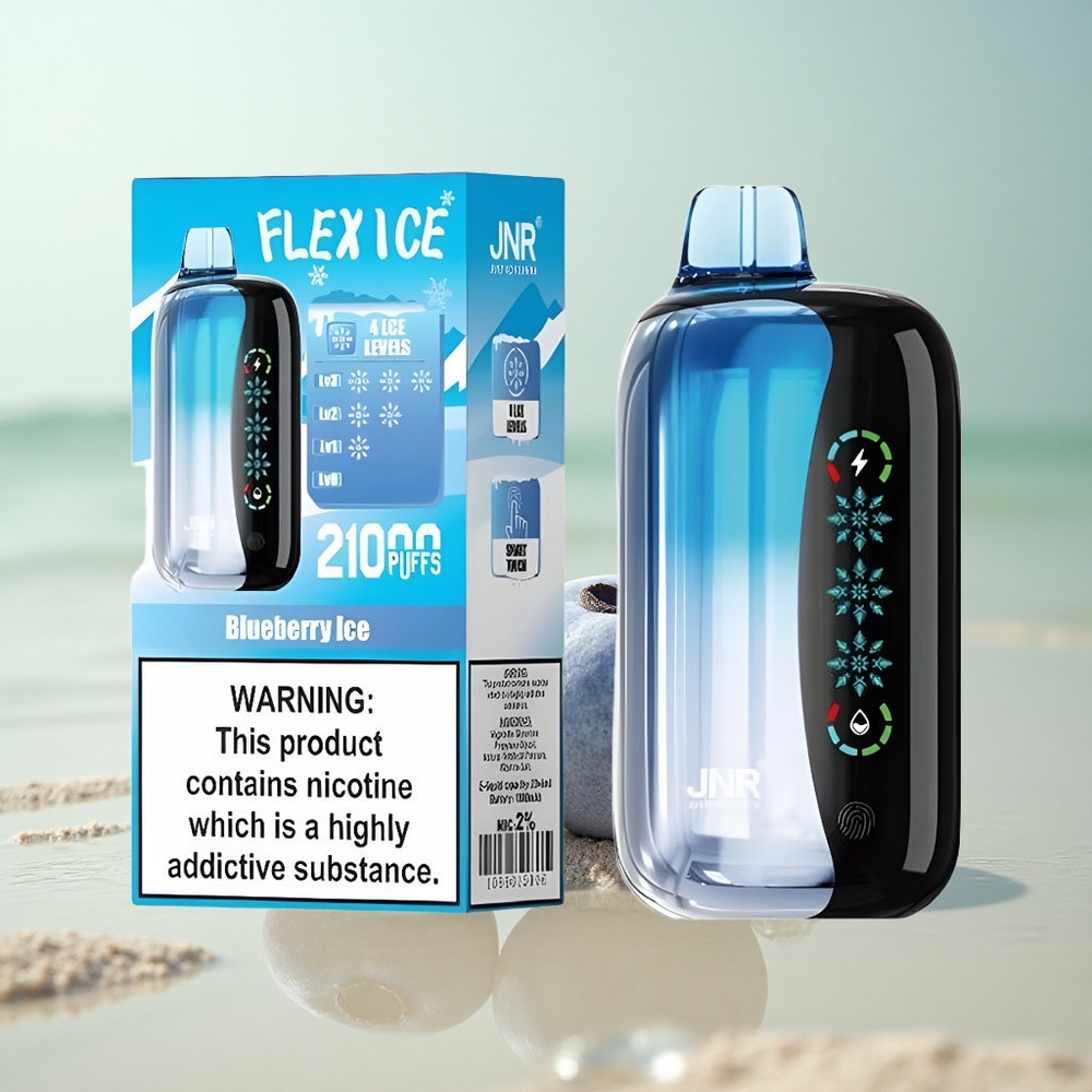 JNR Flex Ice 21000 Mustikka-Jää 26ml 1.2 Ohm Kaksoisverkko