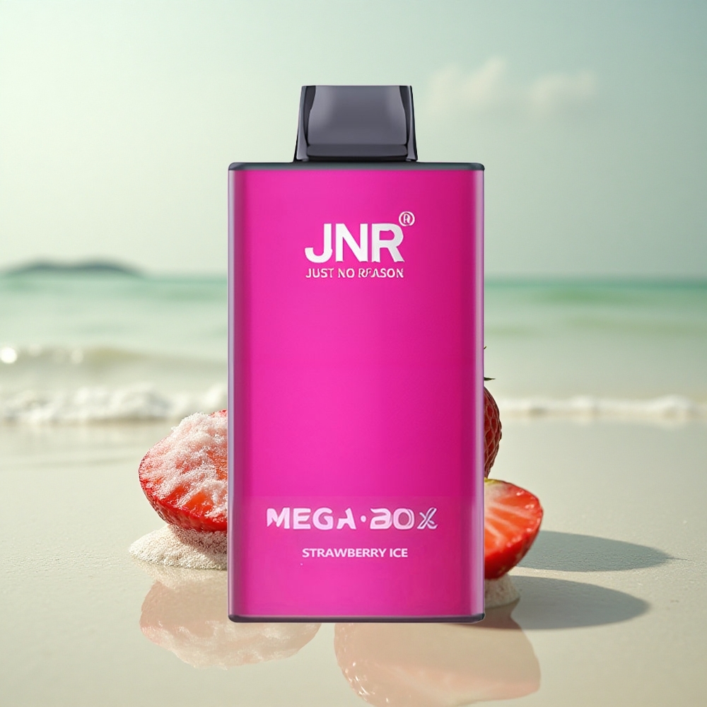 JNR Mega Box 25000 Mansikkajää 30ml Kaksoiskäämitys