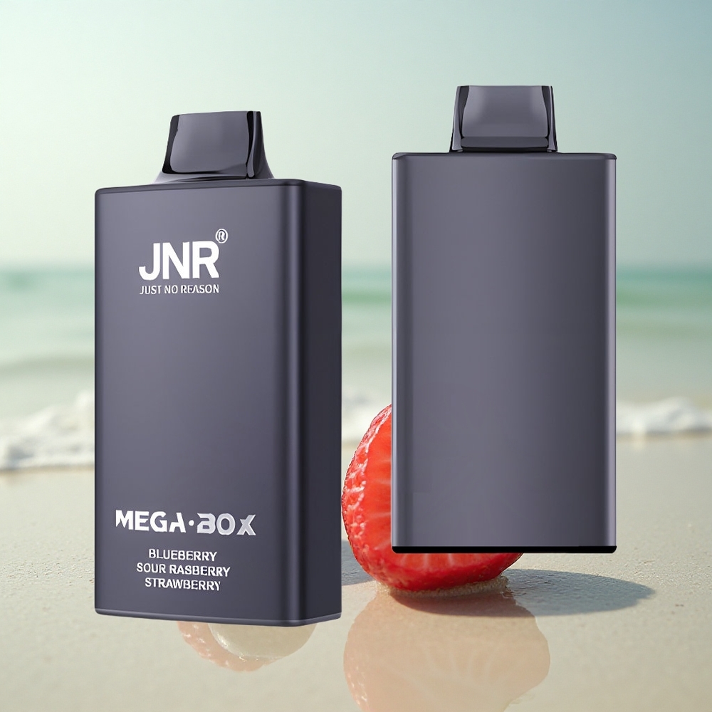 JNR Mega Box 25000 Mustikka-Kirahvi-Mansikka 30ml Kaksoiskäämitys Type-C