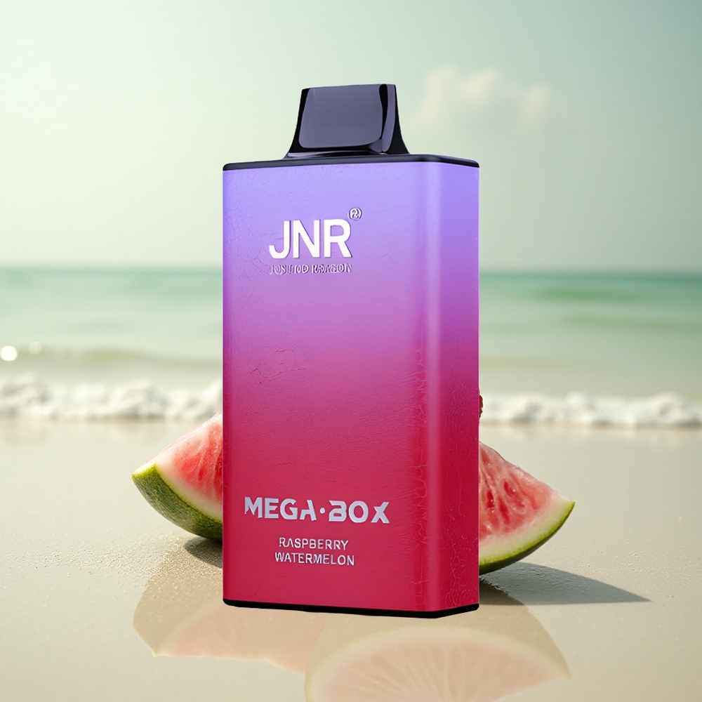 JNR Mega Box 25000 Vadelma-Arbuusi Kaksoiskäämellä 30ml