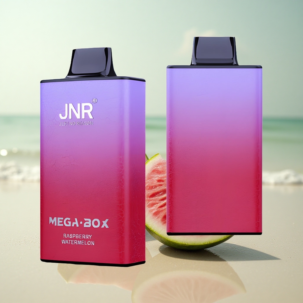 JNR Mega Box 25000 Vadelma-Arbuusi Kaksoiskäämellä 30ml