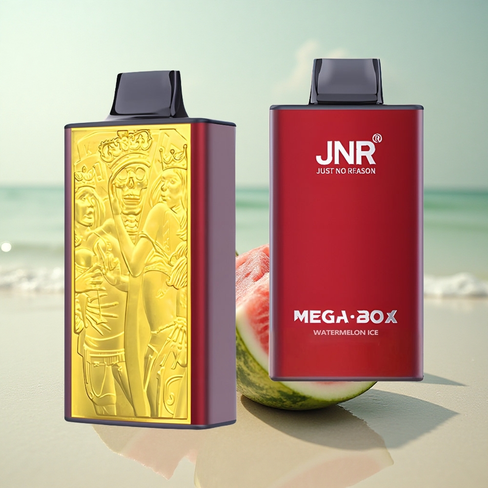 JNR Mega Box 25000 Vesimeloni-Jää 30ml Kaksoiskäämitys