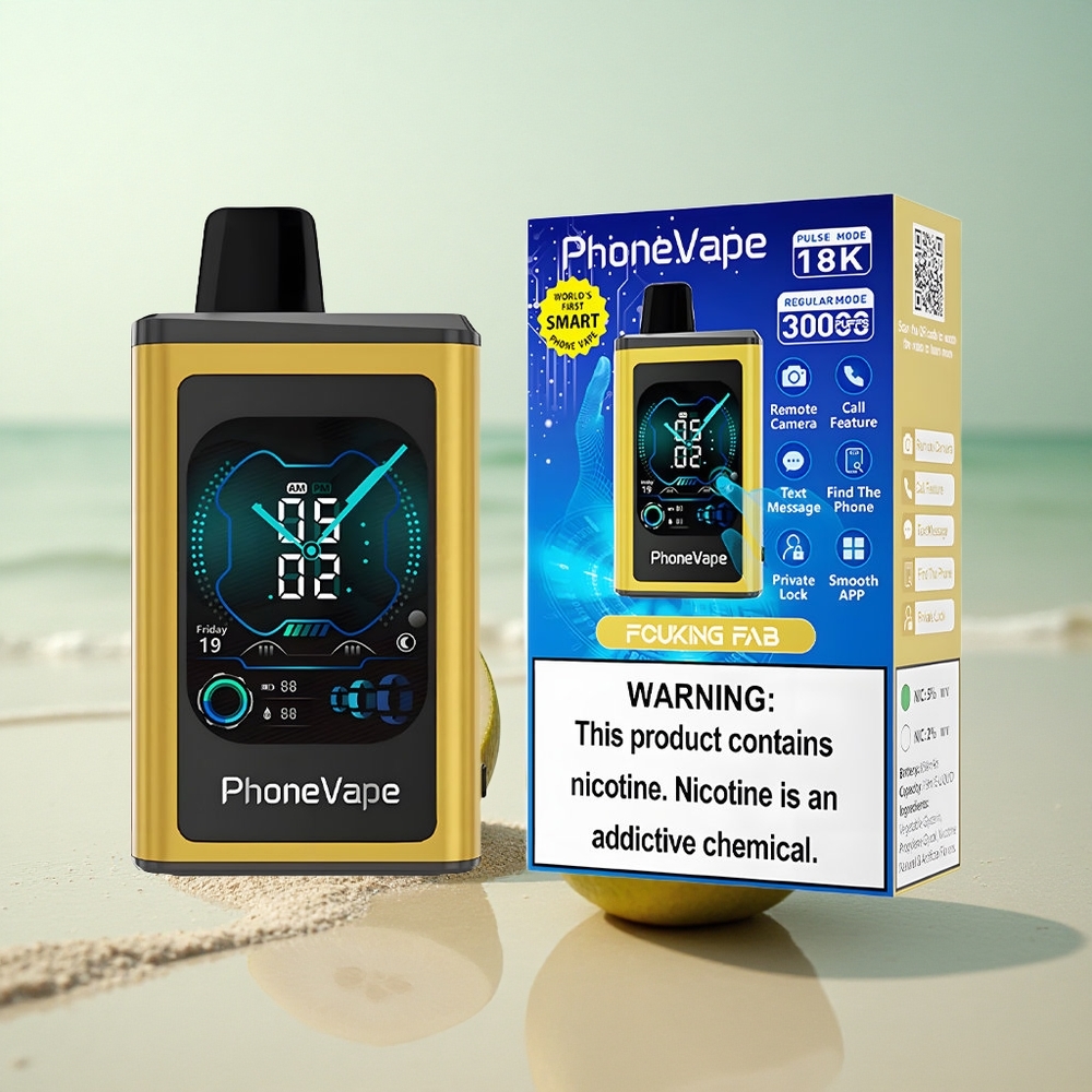 JNR PhoneVape 30000 Paska Mahtava 850mAh Type-C Ladattava ja App Hallittava