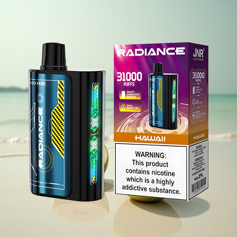 JNR Radiance 31000 Hawaii 28ml Kaksoisverkkomänttä 2% Nikotiinia