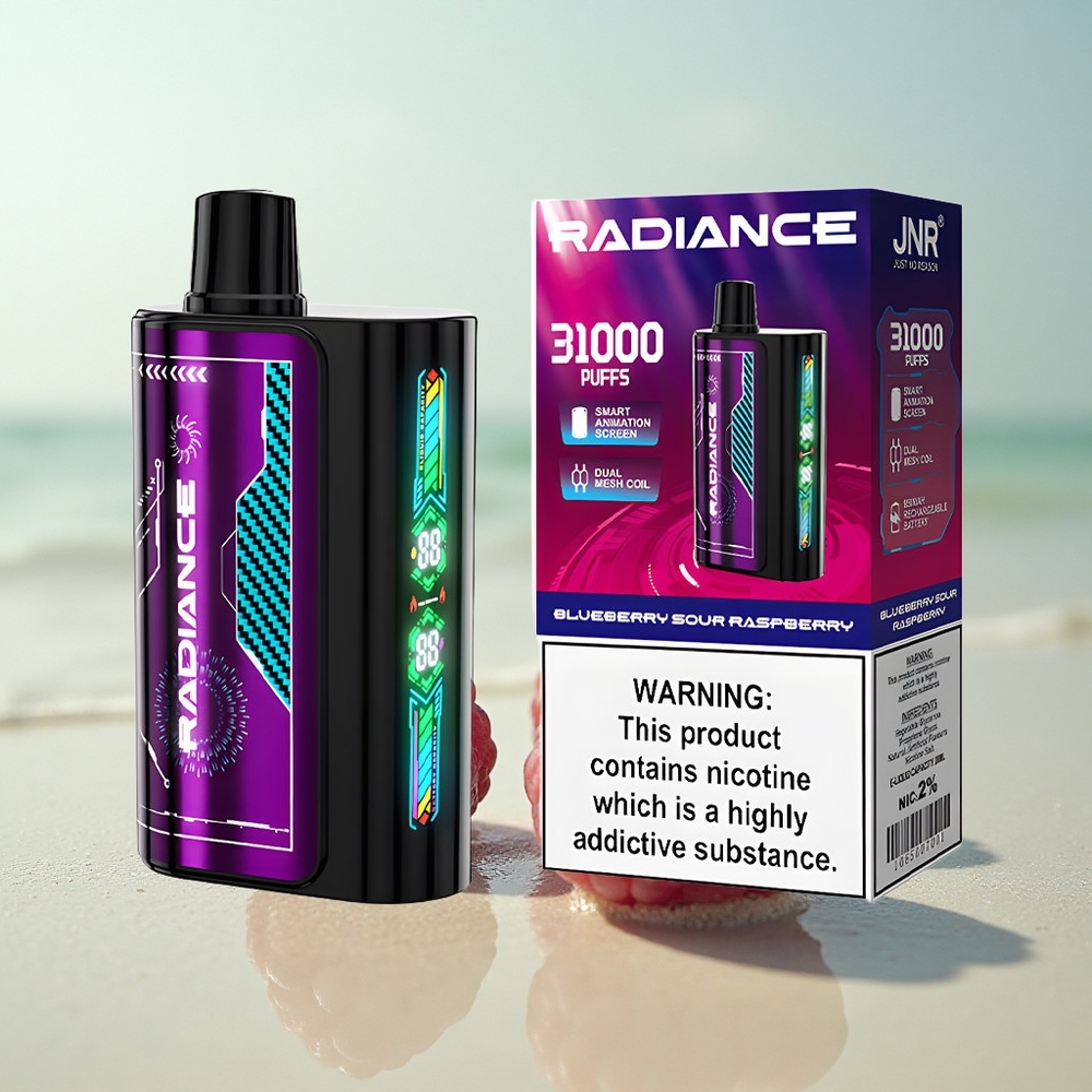 JNR Radiance 31000 Mustikkahappo Vadelma Dual Mesh 28ml 950mAh