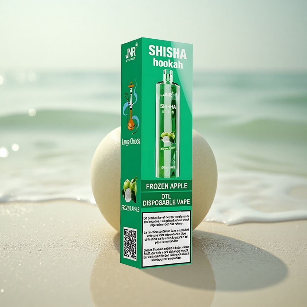JNR Shisha Hookah 12000 Jäätynyt Omena 24ml 750mAh