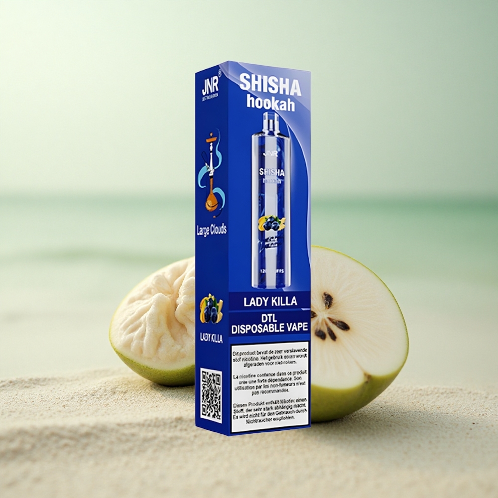 JNR Shisha Hookah 12000 Nainen Tappaja 750mAh 24ml 0.6 Ohm