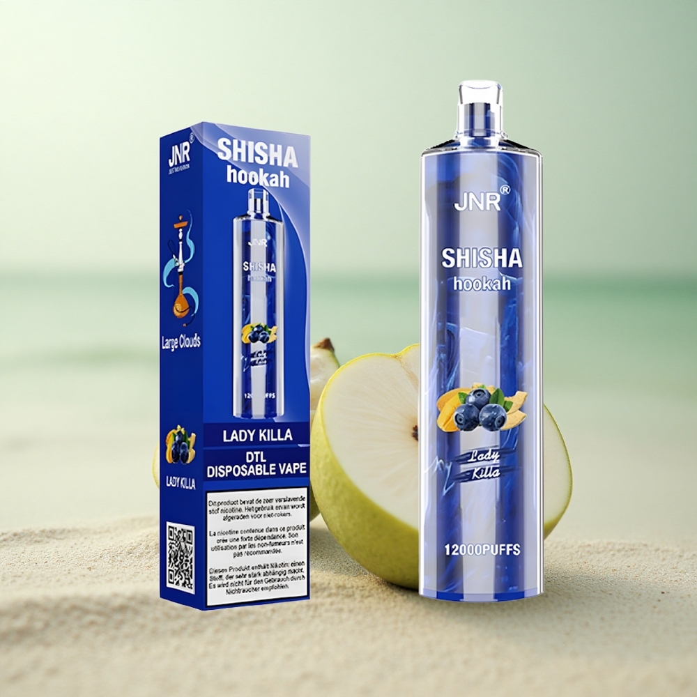 JNR Shisha Hookah 12000 Nainen Tappaja 750mAh 24ml 0.6 Ohm