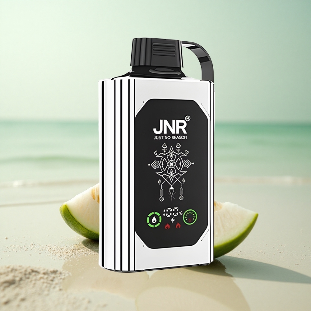 JNR Shisha Hookah Box 20500 Kaksois Meloni Mint HD-Näyttö 1000mAh Type-C