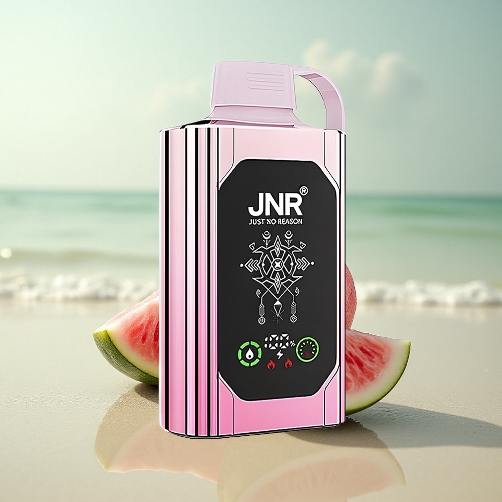 JNR Shisha Hookah Box 20500 Kirsikka-Arbuusi Jäädyke HD-Näyttö 1000mAh Type-C