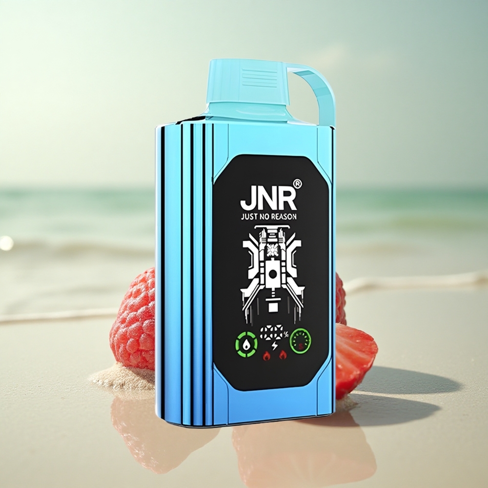 JNR Shisha Hookah Box 20500 Mansikka-Vadelmakarkki HD-Näyttö Kaksoisverkkokäämi Pikalataus