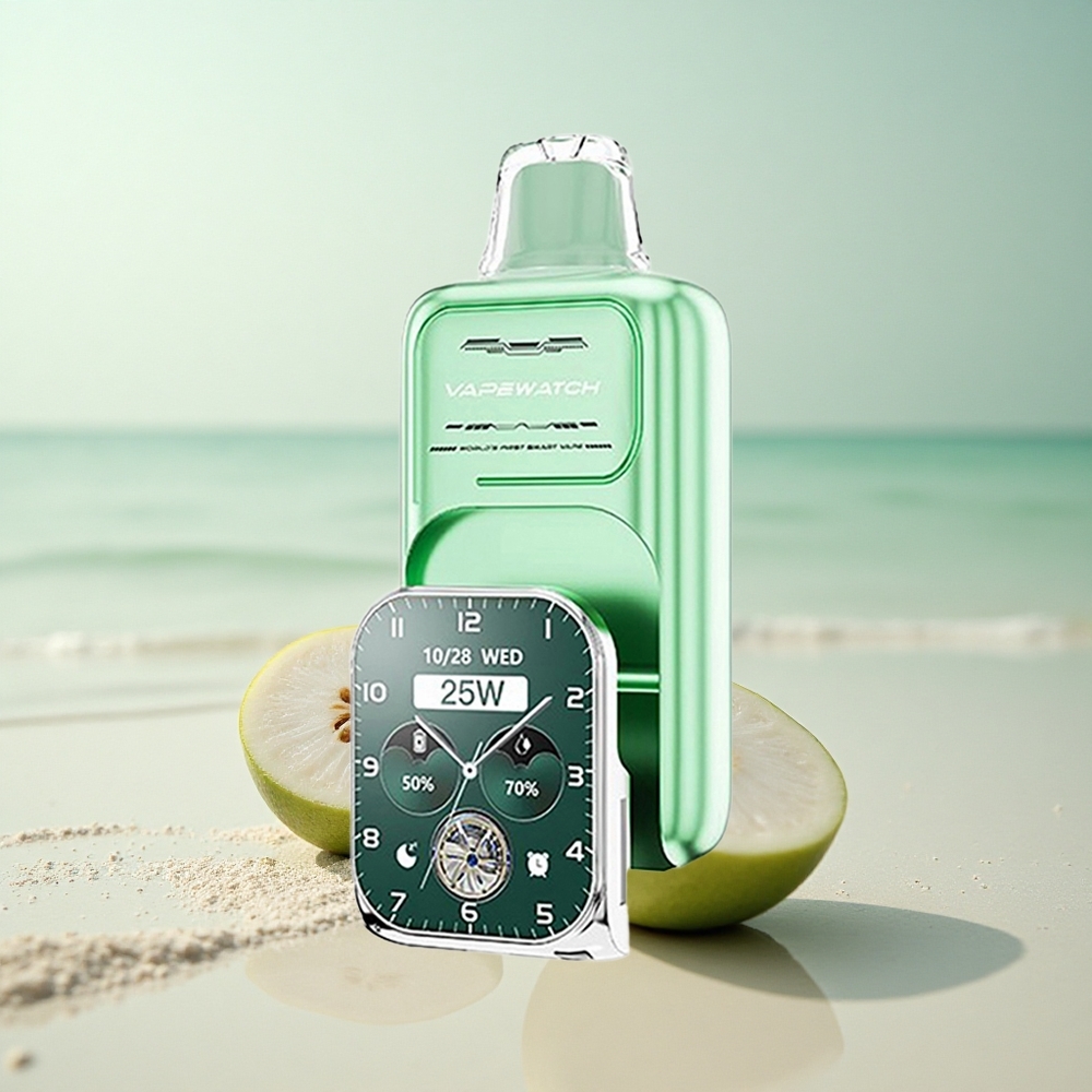 JNR VapeWatch 30000 Miami Mint Kaksoisverkkomuuntaja 19ml 5%
