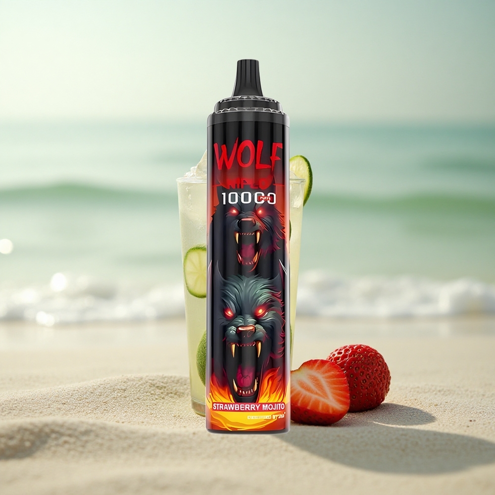 JNR Wolf Niplo 10000 Mansikkamojito 20ml 1.0 Ohm