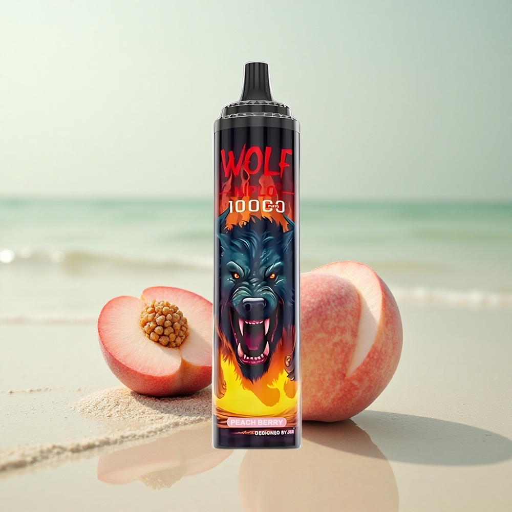 JNR Wolf Niplo 10000 Persikka-Marja 20ml 1.0 Ohm